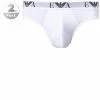 EMPORIO ARMANI Hip Brief DP 111321/CC715/04710 Slips, Baumwoll-Stretch, Weiß
