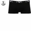 EMPORIO ARMANI Trunk Doppelpack 111210/CC715/07320 Trunks, Baumwoll-Stretch, Schwarz