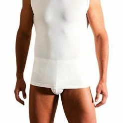 Novila Stretch Cotton Under-Shirt 8035/01/1 Tanktop, Baumwoll-Stretch, Weiß