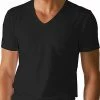 Mey DRY COTTON V-Shirt schwarz 46007/123 T-Shirt, Baumwolle