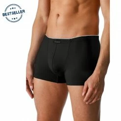 Mey DRY COTTON Shorty 46021/123 Trunk, Baumwolle, Schwarz