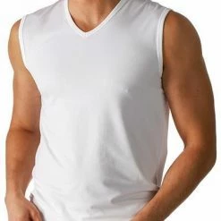 Mey DRY COTTON Muskel-Shirt weiß 46037/101 Tanktop, Baumwolle