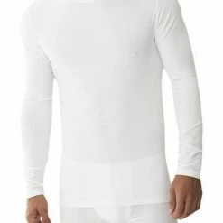 Zimmerli Pureness 700 Shirt LS 700/1350/01 Longsleeve, Micromodal OEKO-TEX, Weiß, White