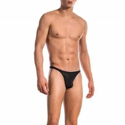 Olaf Benz RED1201 Riostring black 105833/8000 Mikrofaser, Schwarz