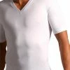 Novila Natural Comfort V-Shirt 8036/05/1 T-Shirt, Mako-Baumwolle, Weiß, Weiss