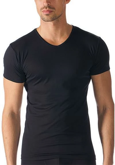 Mey SOFTWARE V-Neck schwarz 42507/123 T-Shirt, Modal