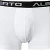 Alberto Short Hero 06347003/100 Trunk, Baumwoll-Stretch weiß, Weiß