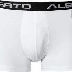 Alberto Short Hero 06347003/100 Trunk, Baumwoll-Stretch weiß, Weiß