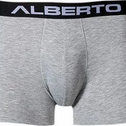 Alberto Short Hero 06347003/960 Trunk, Baumwoll-Stretch, Grau meliert, Grau