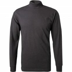 RAGMAN Longsleeve 400160/019 Baumwolle, Dunkelgrau meliert, Anthrazit