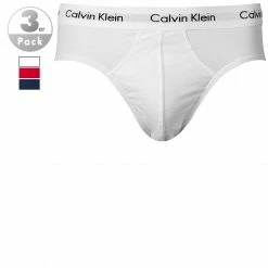 Calvin Klein Underwear Calvin Klein COTTON STRETCH 3er Pack U2661G/I03 Slips, Baumwolle, Navy-weiß-rot, Navy-weiß-red