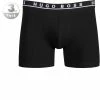 BOSS Boxer Brief 3er Pack 50325404/001 Trunks, Baumwoll-Stretch, Schwarz, Black
