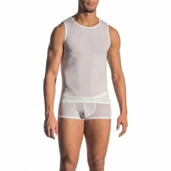Olaf Benz RED0965 Tanktop 106025/1000 Mikrofaser, Weiß