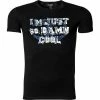 Just cavalli RH-Shirt Just Cool schwarz E4400/01 T-Shirt, Baumwoll-Stretch