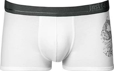 Just cavalli Parigamba weiß G1100/02 Trunk, Baumwoll-Stretch