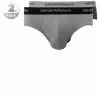 EMPORIO ARMANI Brief 2Pack 111321/CC717/03320 Slips, Baumwoll-Stretch, Schwarz-grau