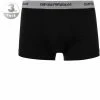 EMPORIO ARMANI Trunk 3er Pack 111357/CC717/00120 Trunks, Baumwoll-Stretch, Schwarz