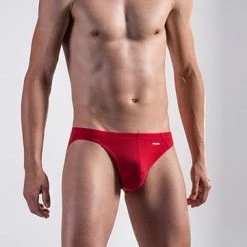 Olaf Benz RED0965 Brazilbrief 106021/3105 Slip, Mikrofaser, Rubinrot, Lips