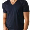 Mey CLUB V-Neck Shirt 46507/668 T-Shirt, Baumwoll-Stretch, Dunkelblau, Blau