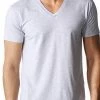 Mey CLUB V-Neck Shirt 46507/620 T-Shirt, Baumwoll-Stretch, Hellgrau