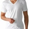 Mey CLUB V-Neck Shirt 46507/101 T-Shirt, Baumwoll-Stretch, Weiß