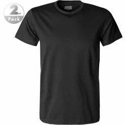 Jockey T-Shirt 2er Pack 120120/999 T-Shirts, Baumwolle, Schwarz