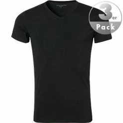 Tommy Hilfiger T-Shirt 3er Pack 2S87903767/990 T-Shirts, Baumwoll-Stretch, Schwarz