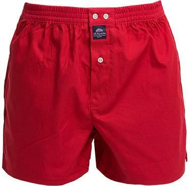 MC ALSON Boxer-Shorts 0110/rot Boxershorts, Baumwolle