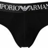 EMPORIO ARMANI Brief 111285/CC729/00020 Slip, Baumwoll-Stretch, Schwarz