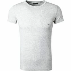 EMPORIO ARMANI T-Shirt 111035/CC729/00048 Baumwolle, Hellgrau meliert, Grau