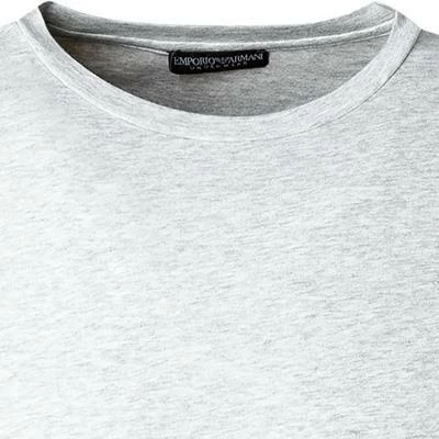 EMPORIO ARMANI T-Shirt 111035/CC729/00048 Baumwolle, Hellgrau meliert, Grau – Bild 2