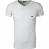 EMPORIO ARMANI V-Shirt 110810/CC729/00010 T-Shirt, Baumwolle, Weiß