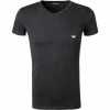 EMPORIO ARMANI V-Shirt 110810/CC729/00020 T-Shirt, Baumwolle, Schwarz