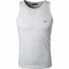 EMPORIO ARMANI Tank Top 110828/CC729/00048 Tanktop, Baumwoll-Stretch, Hellgrau meliert, Grau