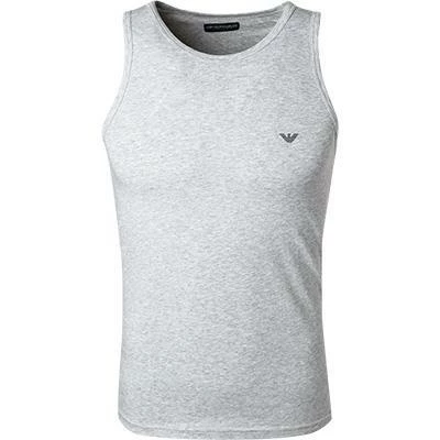 EMPORIO ARMANI Tank Top 110828/CC729/00048 Tanktop, Baumwoll-Stretch, Hellgrau meliert, Grau
