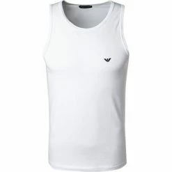 EMPORIO ARMANI Tank Top 110828/CC729/00010 Tanktop, Baumwoll-Stretch, Weiß