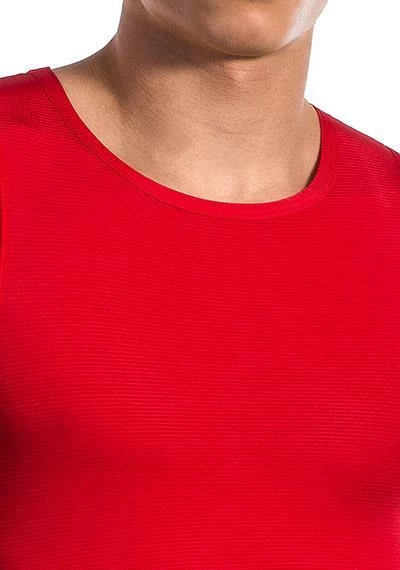 Olaf Benz RED1201 T-Shirt rot 105835/3000 Mikrofaser, Rot gestreift – Bild 4