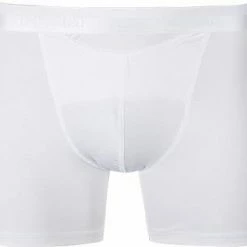 HOM HO1 Long Boxer Brief 359519/0003 Trunk mit Eingriff, Baumwolle, Weiß, White