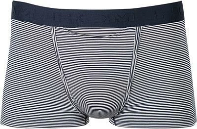 HOM HO1 Simon Boxer Briefs 359850/00RA Trunk, Modal-Stretch, Navy-weiß gestreift, Navy
