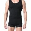 Strellson Tanktop 531033/129 Baumwoll-Stretch, Schwarz, Black