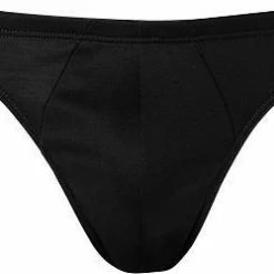 HOM Premium Cotton Micro Brief 359699/0004 Slip, Baumwolle mercerisiert, Schwarz