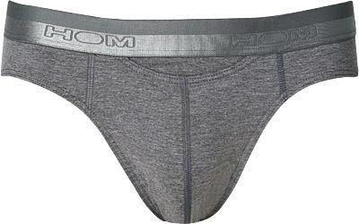 HOM HO1 Mini Brief 359521/00ZU Slip, Baumwolle, Grau meliert, Grau