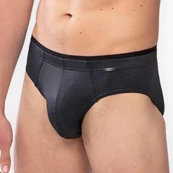 Mey ERMOUNT Jazz-Pants 62219/123 Slip, Mikrofaser, Schwarz gemustert, Schwarz