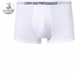 EMPORIO ARMANI Trunk 2er Pack 111613/CC722/04710 Trunks, Baumwolle, Weiß