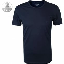 EMPORIO ARMANI T-Shirt 2er Pack 111647/CC722/27435 T-Shirts, Baumwolle, Marineblau, Marine
