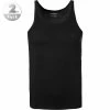 EMPORIO ARMANI Tank Top 2 Pack 111612/CC722/97120 Tanktops, Baumwolle, Schwarz-hellgrau, Schwarz-grau