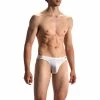 Olaf Benz RED1601 Brazilbrief 107411/1000 Slip, Baumwoll-Stretch, Weiß, White
