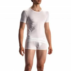Olaf Benz RED1601 T-Shirt 107417/1000 Baumwoll-Stretch, Weiß, White