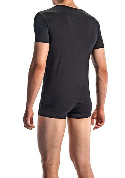 Olaf Benz RED1601 V-Shirt (Low) 107419/8000 T-Shirt, Baumwoll-Stretch, Schwarz, Black – Bild 3
