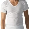 Mey CASUAL COTTON V-Neck 49007/101 T-Shirt, Baumwolle, Weiß, White